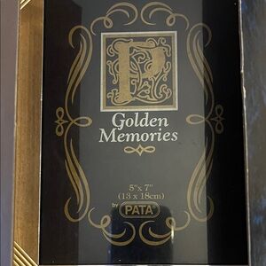 Black and Gold Decorative Photo Frame